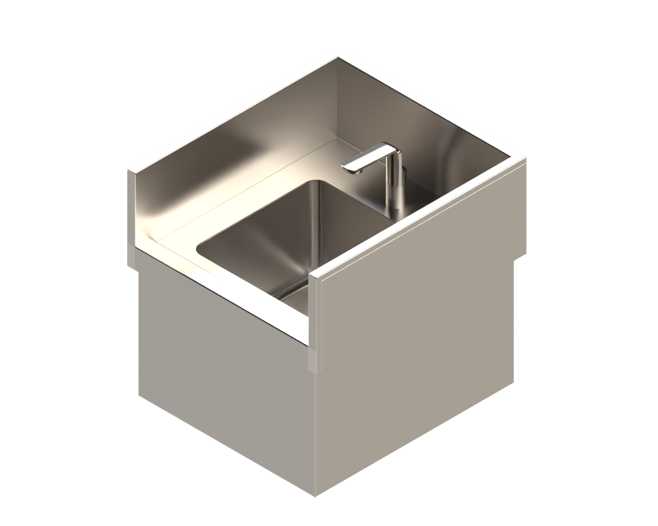 Commercial hand wash sink